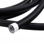 AN3/AN4/AN6/AN8/AN10 10FT Fuel Hose Oil Gas Line PTFE Nylon Stainless Steel Braided Hose