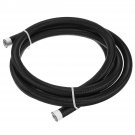 AN3/AN4/AN6/AN8/AN10 8FT Fuel Hose Oil Gas Line PTFE Nylon Stainless Steel Braided Hose