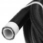 AN3/AN4/AN6/AN8/AN10 8FT Fuel Hose Oil Gas Line PTFE Nylon Stainless Steel Braided Hose