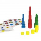Kids Montessori Wooden Sensory Toys Baby Early Educational Development Practice Colorful Cylinder To