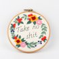 DIY Embroidery Starter Kit Multi Flower Pattern Cross Stitch Needlework No Hoop