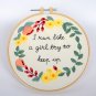 DIY Embroidery Starter Kit Multi Flower Pattern Cross Stitch Needlework No Hoop