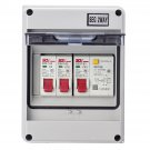 2Way Garage Caravan Consumer Unit 40A Power Switch Circuit Breaker IP65 Household Mall Use
