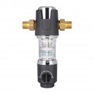Front Purifier Brass Pre-filter Backwash Remove Rust Sediment Domestic Tap Water