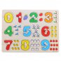 Wooden Peg Alphabet & Number Puzzles Letters Numbers Animals Vehicles Learning Toys Gift for Toddler