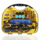 209 in 1 220V Portable Rotary Tool Mini Electric Drill Grinder Set with Storage Case