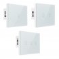110V-240V US Plug Smart Voice Control Glass Panel Switch Waterproof Electric Shockproof Panel Timer