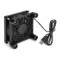 9CM Router Cooling Fan Rack 5V USB TV Box Notebook Cooling Rack With Foot Pad