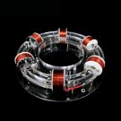 6 Coil Ring Accelerator Digital Magnetic Levitation Cyclotron High-tech Physics Model Diy Kit Kids T