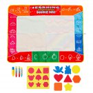 120x90cm DIY Children Aqua Magic Water Drawing Painting Pad Kit Doodle Mat Set