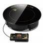 2200W Round Electric Magnetic Induction Cooker Embedded Mini Wire Control Waterproof Hot Pot Stove C