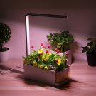 Indoor Herb Adjustable Hydroponic Garden Flower Grow Lamp Kit Planting Light Pot With Yellow Visible