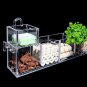 7 Grids Aquarium Fish Tank Pond External Hang Filter Box Acrylic