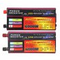 6000W Peak Solar Inverter DC 12V/24V 48V/60V To AC 110V/220V Auto Voltage Converter Transformer