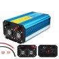 2000W DC 12V/24V to AC 110V/220V Pure Sine Wave Inverter Car LCD Solar Power Converter