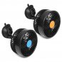 DC 12V/24V 6 Inch Air Cooling Fan Mini Rotatable Fan with Sucker Auto Vehicle Low Noise