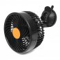 DC 12V/24V 6 Inch Air Cooling Fan Mini Rotatable Fan with Sucker Auto Vehicle Low Noise