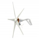 400W 12V 5 Blades Miniature Horizontal Wind Turbine Wind Generator With Controller