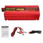 110V Display Inverter 3000W Pure Sine Wave Power Inverter 12V/24V Car USB Port Household Converter W