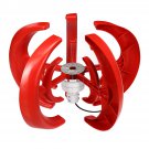 1000W DC 12V/24V Wind Power Electricity Generator Lantern Vertical Axis Double Spiral wind turbine 5