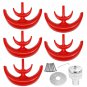 1000W DC 12V/24V Wind Power Electricity Generator Lantern Vertical Axis Double Spiral wind turbine 5