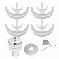 1000W 12V/24V 5 Blade Lantern Power Wind Turbines Generator For Charge Controlle White