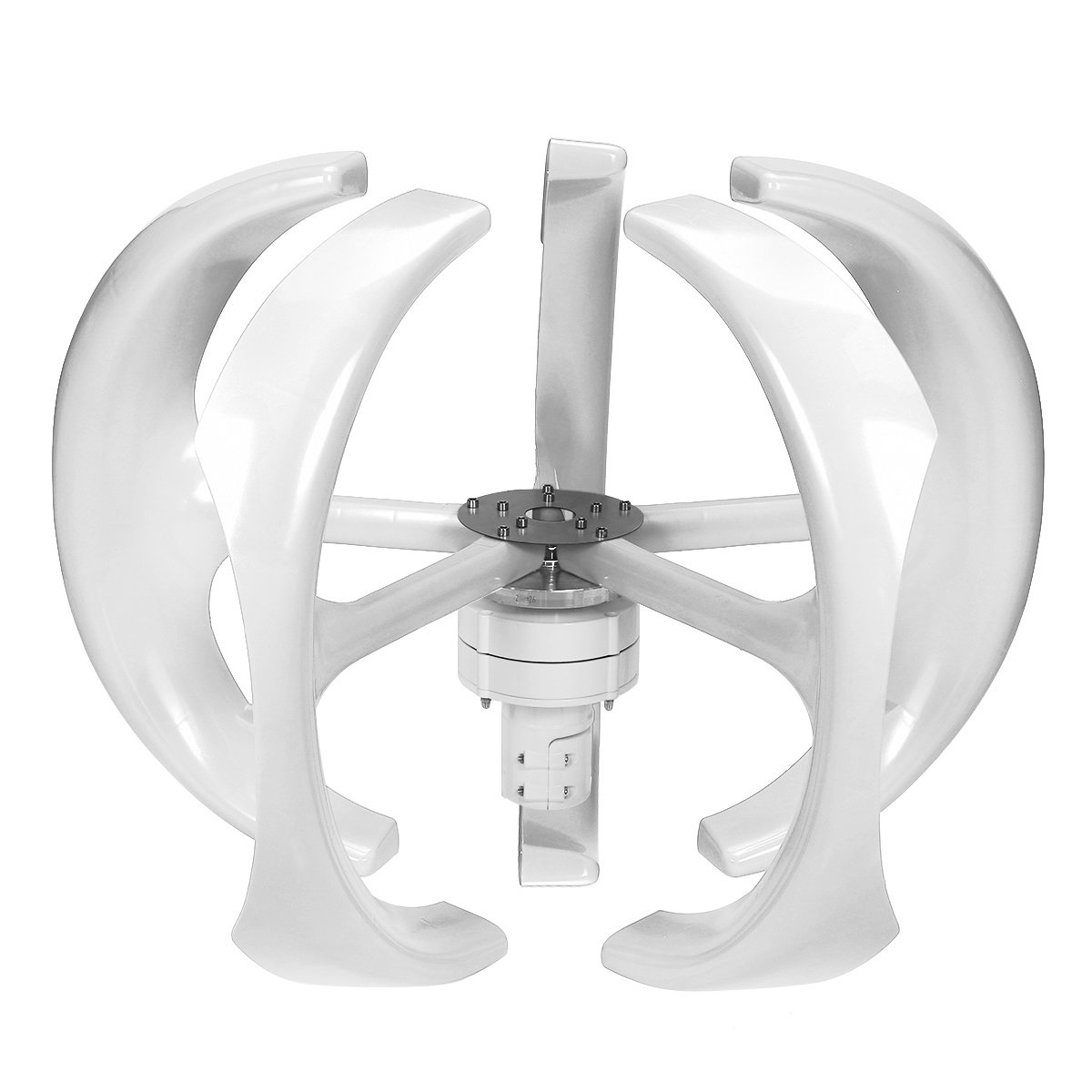 400W 12V/24V Automatic Wind Turbine Generator Lantern 5 Blade Vertical