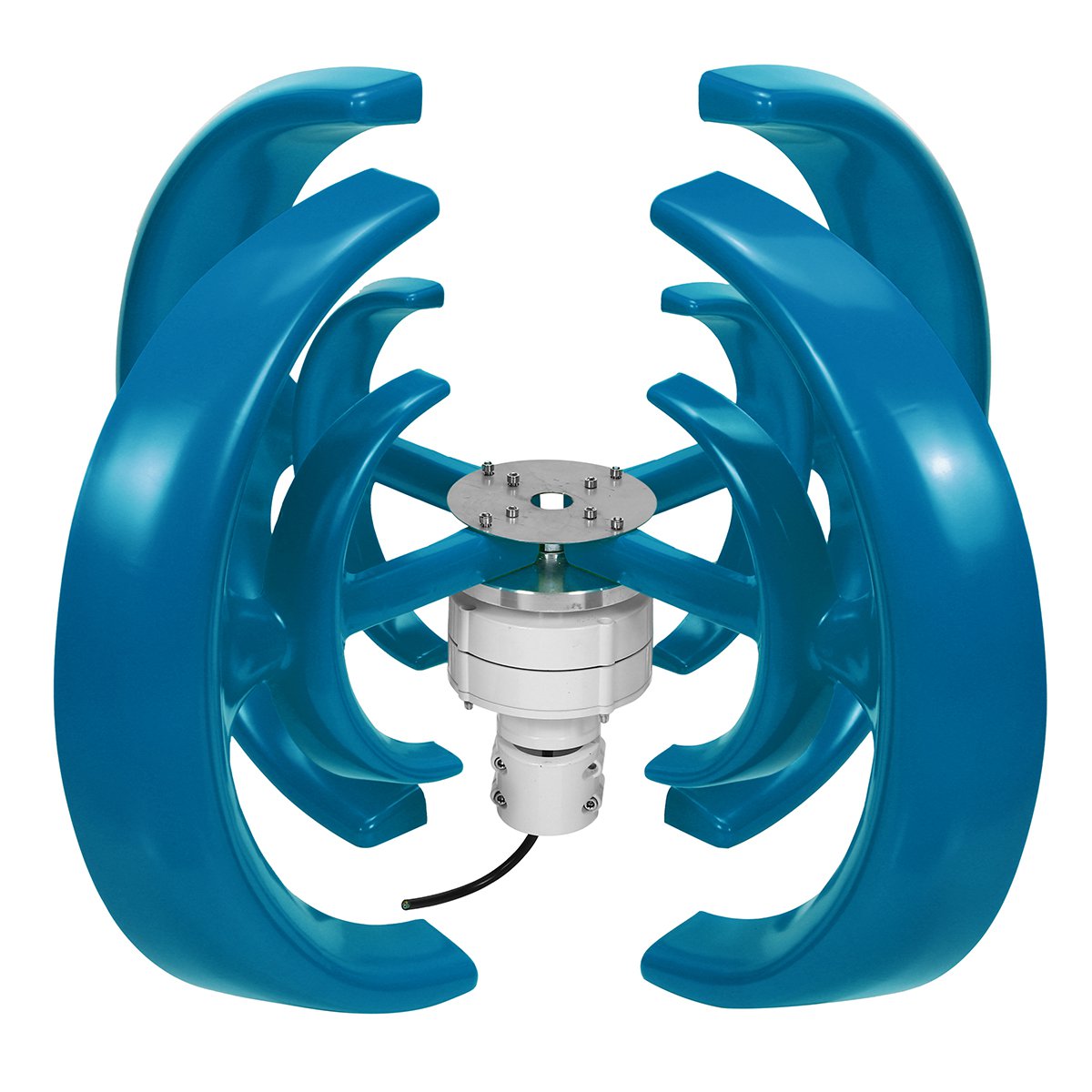 500W 12V/24V 4 Blades Wind Turbine Generator Vertical Axis Clean Energy Power