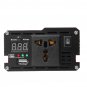 3000W Peaks DC 12 / 24V to AC 110V Car Power Inverter Digital Modified Sine Wave Converter