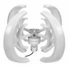 1000W DC Wind Turbine Wind Generator Automatic Windward Vertical Axis 4 Motor Blades Kits White