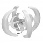 1000W DC Wind Turbine Wind Generator Automatic Windward Vertical Axis 4 Motor Blades Kits White