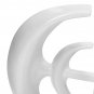 1000W DC Wind Turbine Wind Generator Automatic Windward Vertical Axis 4 Motor Blades Kits White