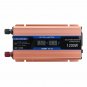 2 LED Dispaly 1200W Peak Intelligent Power Converter Car Inverter Power Supply Inverter For Car/Hous