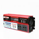 Display 2000W P eak Power Inverter 4USB Digital Inverter DC 12V/24V to AC 220V Modified Sine Wave Ca