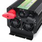DC 12V/24V To AC 220V 5000W Power Inverter Converter Charger Dual LCD Display 10000W Peak