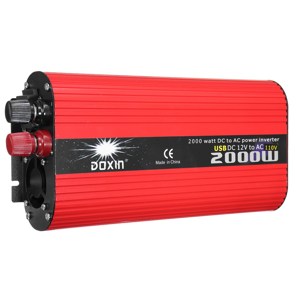 DOXIN 2000W Solar Power Inverter DC 12V/24V to AC 220V/110V Modified Sine Wave Converter