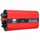 DOXIN 2000W Solar Power Inverter DC 12V/24V to AC 220V/110V Modified Sine Wave Converter