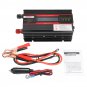 3000W HS-LCD Inverter DC12/24V to AC110V/220V Modified Sine Wave Car USB Converter Display Power Inv