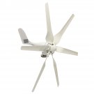 400W 12V 24V Horizontal Residential Wind Turbine 6 Nylon Fiber Blades Power Generation Wind Generato