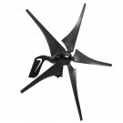 5 Blades Wind Turbine 12/24V 1000W Peak Wind Generator With Charge Controller