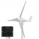 12V/24V 500W 3 Blades Horizontal Residential Wind Turbine Generator + Controller