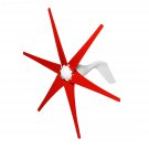 800W Peak Silent 6 Blades DC 12V/24V Wind Turbine High Power Wind Generator Kit
