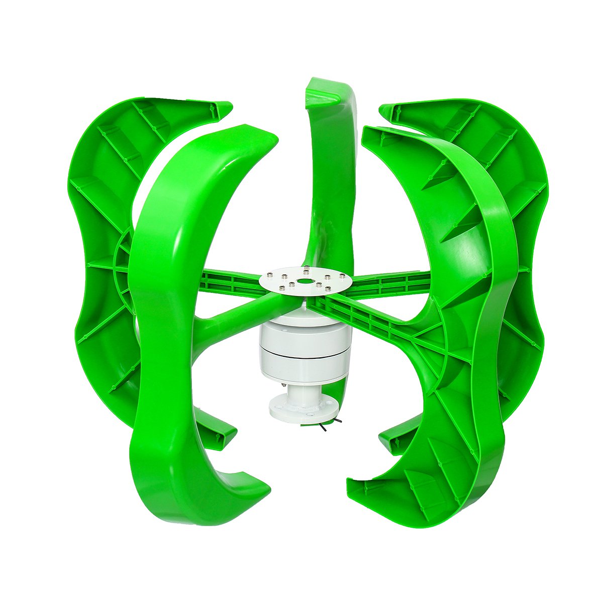 600W 5 Blades 12V/24V/48V Wind Turbine Generator Vertical Axis with Charge Controller
