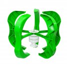 600W 5 Blades 12V/24V/48V Wind Turbine Generator Vertical Axis with Charge Controller