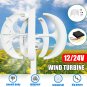 550W 12V/24V 5 Blades Lantern Power Wind Turbine Generator With Charge Controller