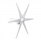 800W 12V/24V Wind Turbine 6 White Blades Generator High Power For Battery Charge