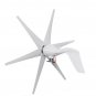 800W 12V/24V Wind Turbine 6 White Blades Generator High Power For Battery Charge