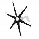 800W DC 12V/24V 6 Black Blades Power Wind Turbine Generator Kit