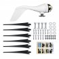 800W DC 12V/24V 6 Black Blades Power Wind Turbine Generator Kit