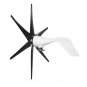 800W DC 12V/24V 6 Black Blades Power Wind Turbine Generator Kit